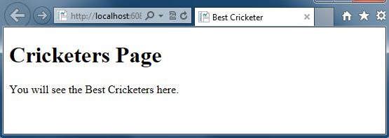 Opening Site in Browser